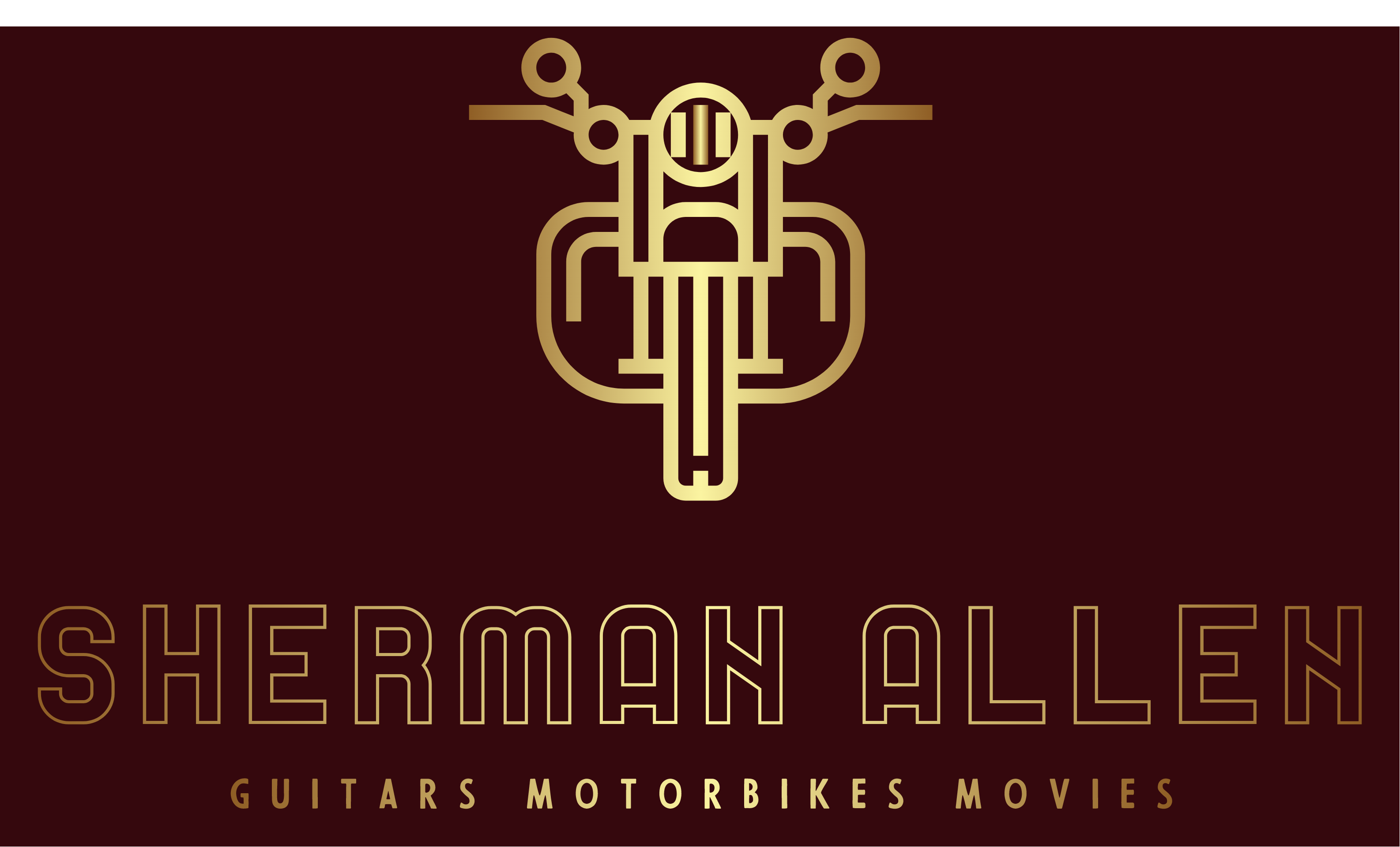 Sherman Allen guitars motorbikes movies